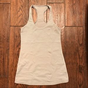Lululemon Grey Wee Stripe Cool Racerback Tank, 6